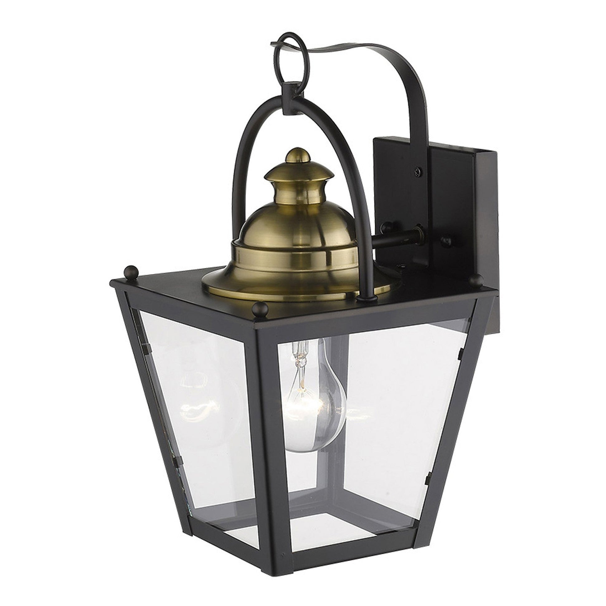 HomeRoots Savannah 1-Light Wall Light in Oil Rubbed Bronze Finish