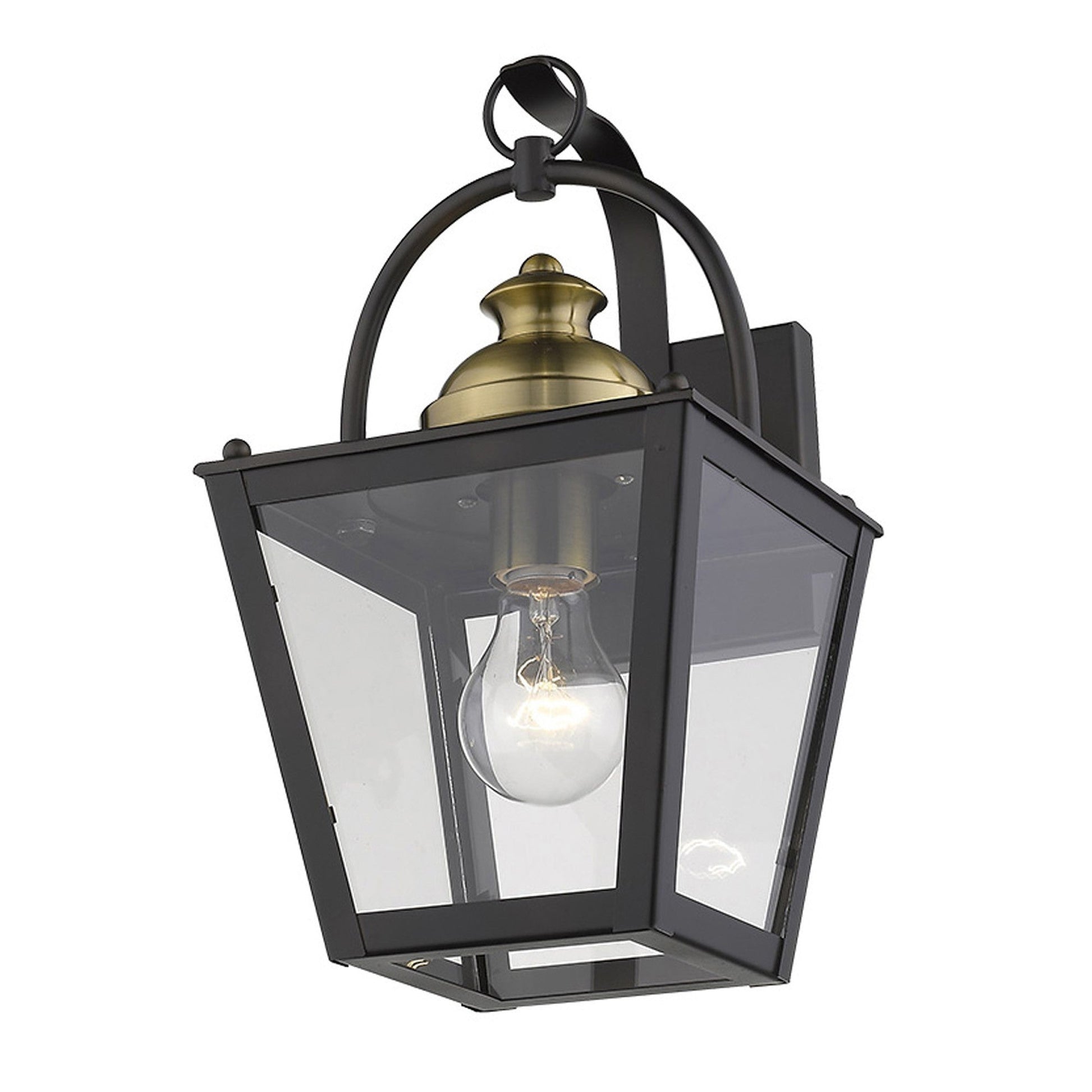 HomeRoots Savannah 1-Light Wall Light in Oil Rubbed Bronze Finish