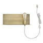 HomeRoots Shelf Wall Light in Dull Gold Finish