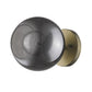 HomeRoots Smoked Glass Wall Light With Gold Finish