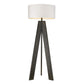 HomeRoots Soccle 1-Light Floor Lamp in Oil Rubbed Bronze Finish