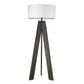 HomeRoots Soccle 1-Light Floor Lamp in Oil Rubbed Bronze Finish