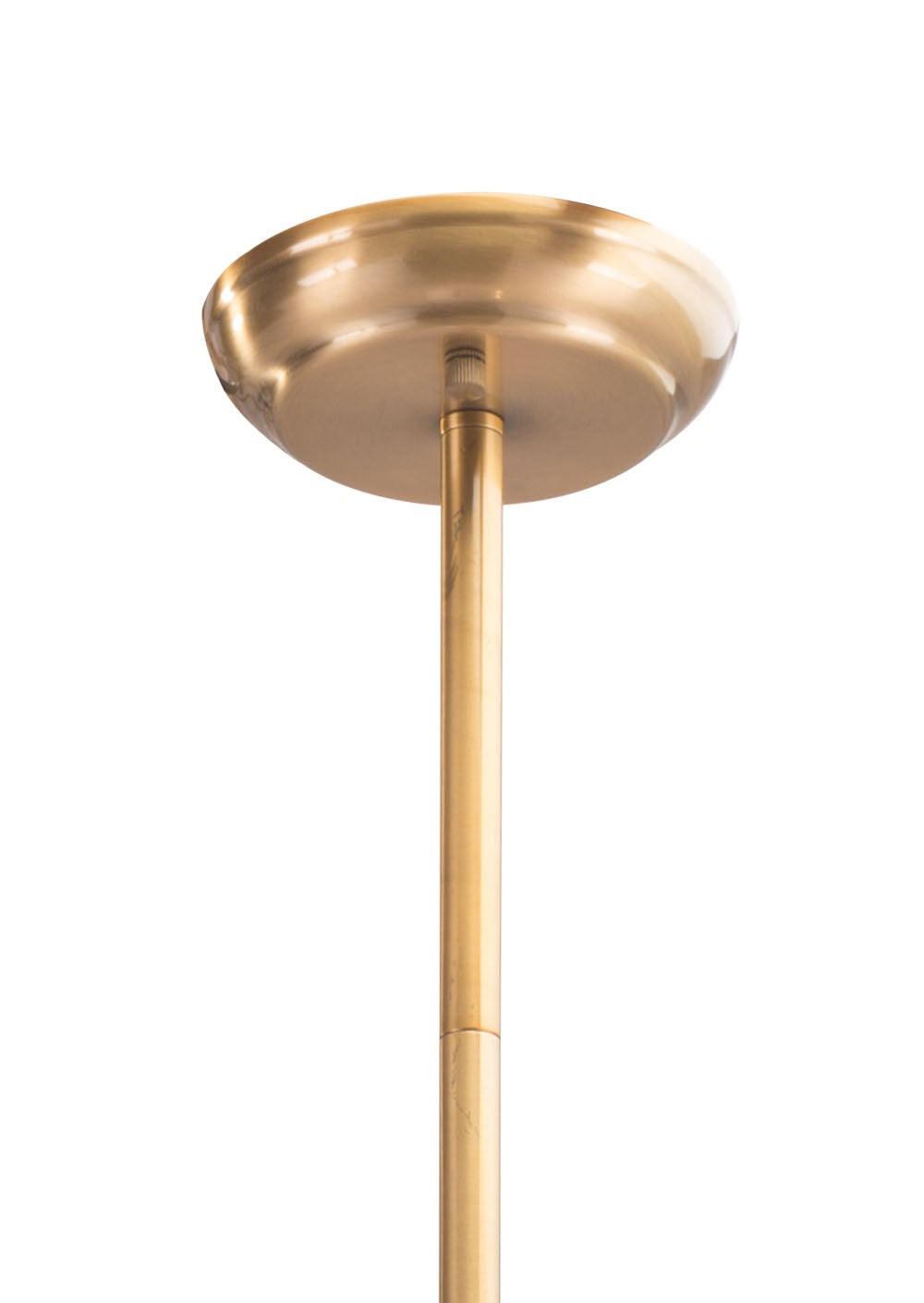 HomeRoots Solar Eclipse Ceiling Lamp With Gold Finish