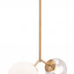 HomeRoots Solar Eclipse Ceiling Lamp With Gold Finish