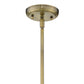 HomeRoots Solea 12-Light Chandelier in Antique Brass Finish