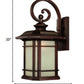 HomeRoots Somerset 1-Light Architectural Wall Light in Bronze Finish