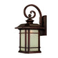 HomeRoots Somerset 1-Light Architectural Wall Light in Bronze Finish