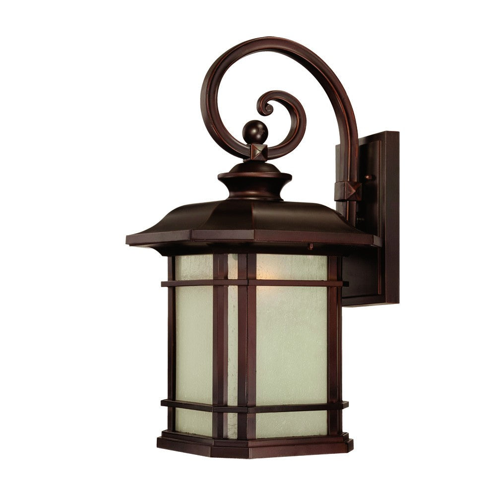 HomeRoots Somerset 1-Light Architectural Wall Light in Bronze Finish