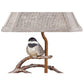 HomeRoots Songbird On A Branch Accent Lamp With Tan Tailored Shade
