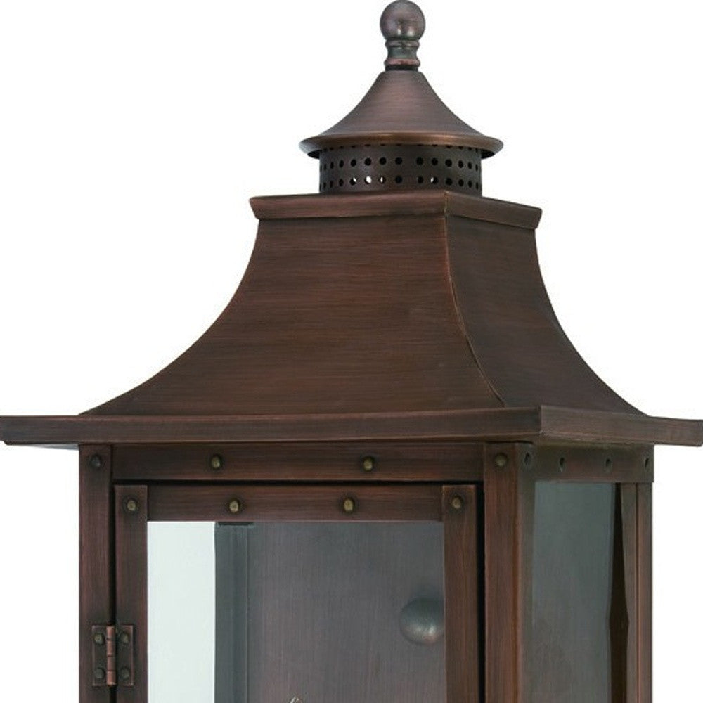 HomeRoots St. Charles 2-Light Acopper Patina Wall Light