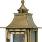 HomeRoots St. Charles 2-Light Wall Light in Aged Brass Finish