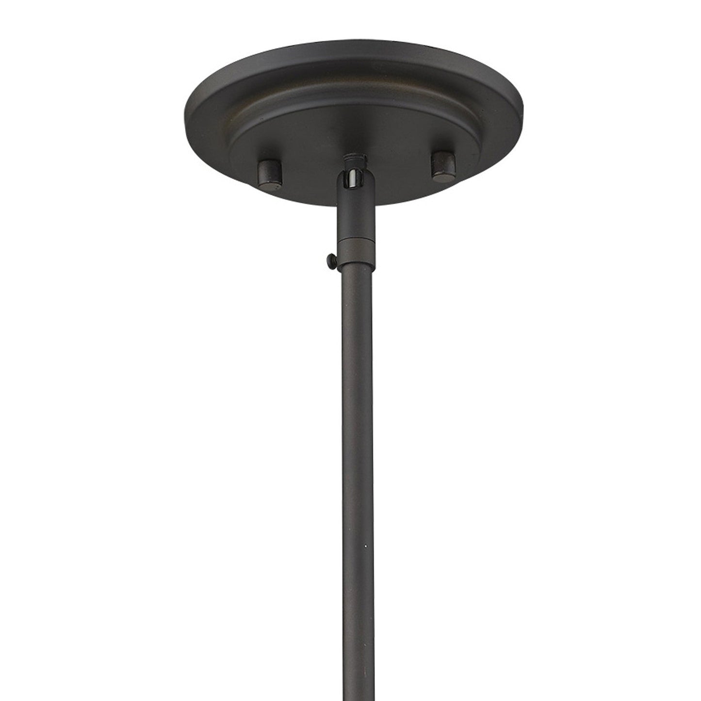 HomeRoots Stanton 1-Light Pendant in Oil Rubbed Bronze Finish