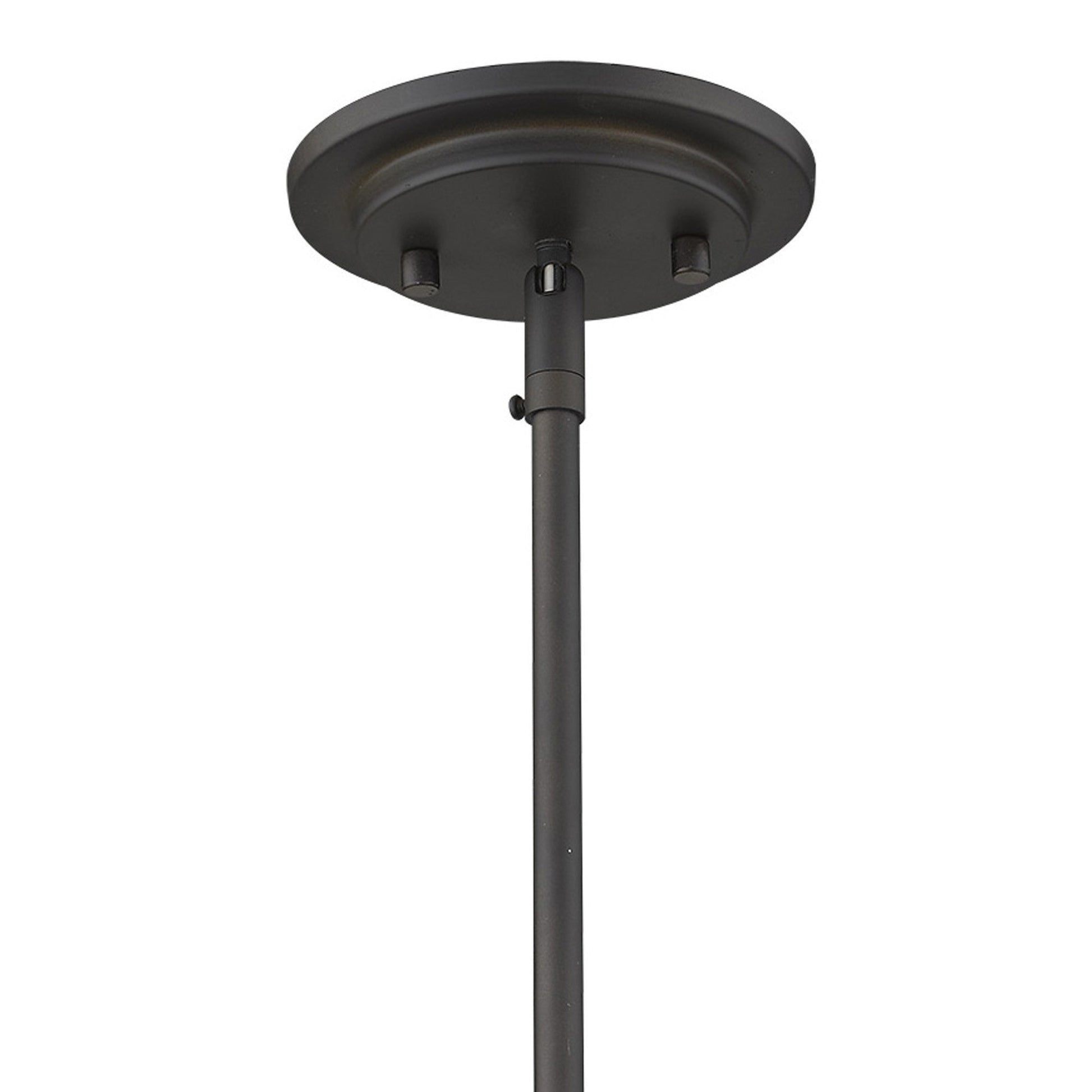 HomeRoots Stanton 1-Light Pendant in Oil Rubbed Bronze Finish
