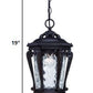 HomeRoots Stratford 1-Light Architectural Hanging Light in Bronze Finish