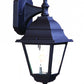 HomeRoots Swing Arm Outdoor Wall Light With Black Finish