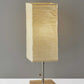 HomeRoots Table Lamp With Wildside Paper Shade in Natural Rubber Wood Finish