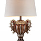 HomeRoots Tall Urn Shaped Table Lamp in Bronze Finish