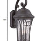 HomeRoots Tapered Goblet Wall Light in Matte Black Finish