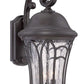 HomeRoots Tapered Goblet Wall Light in Matte Black Finish
