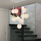 HomeRoots Tear Drop Ceiling Lamp in White Finish