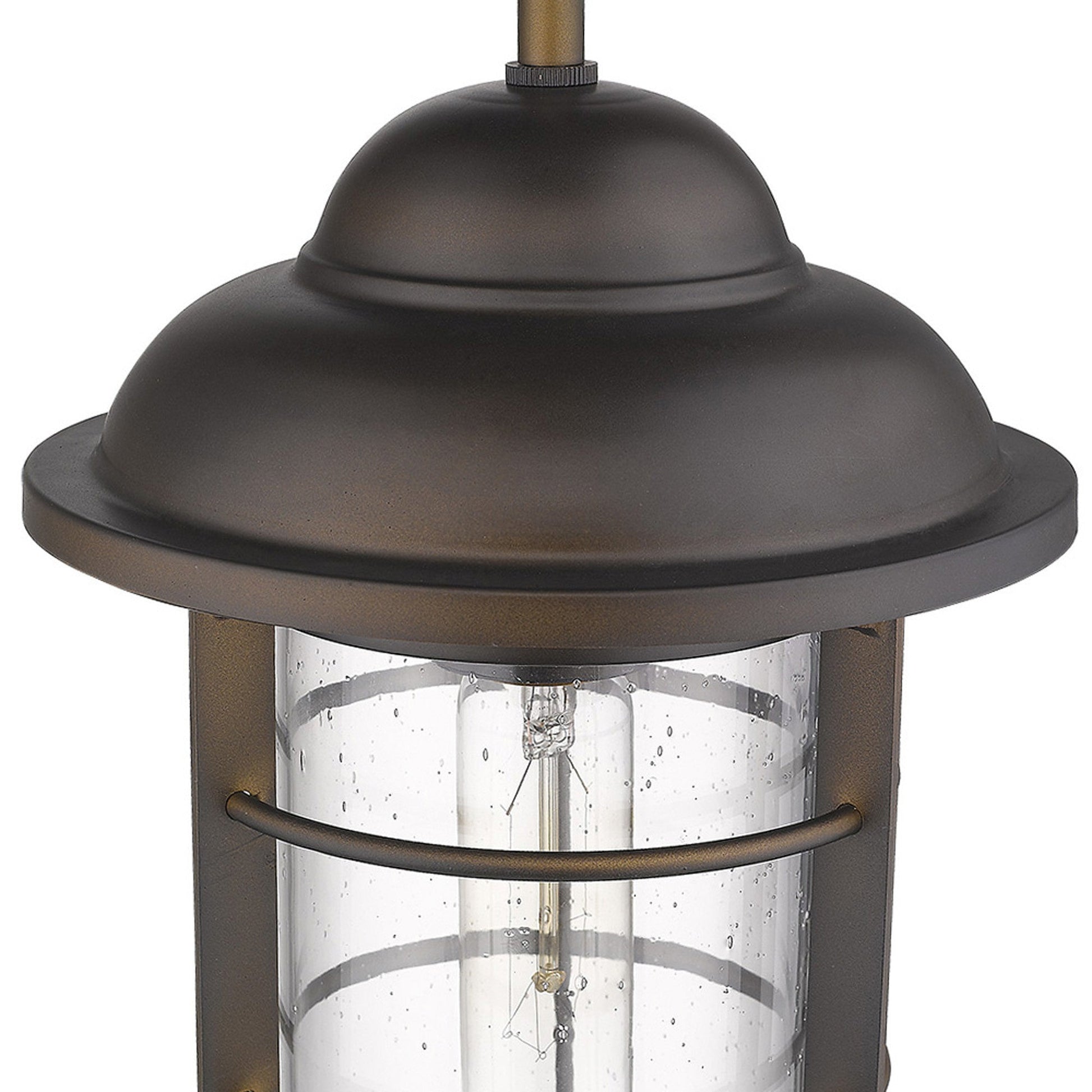HomeRoots Teardrop Shape Pendant Light in Antique Bronze Finish