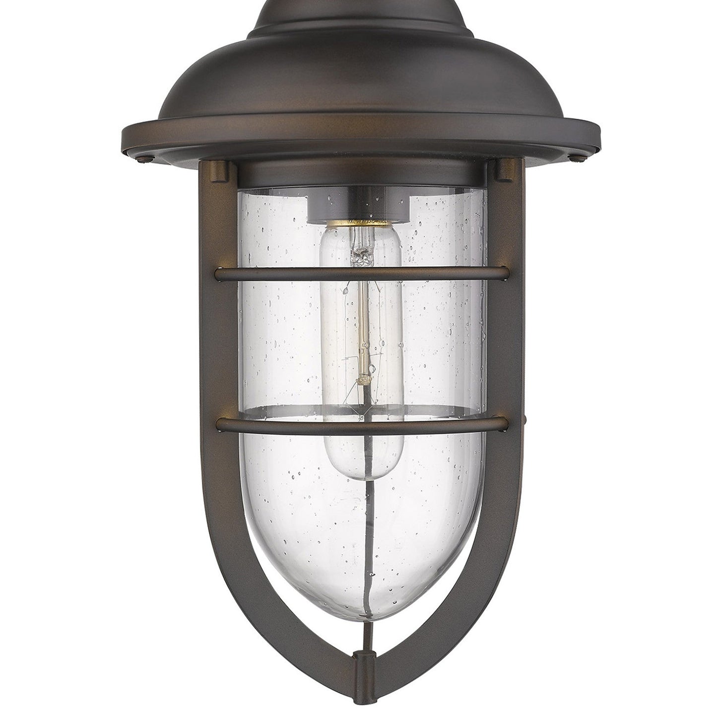 HomeRoots Teardrop Shape Pendant Light in Antique Bronze Finish