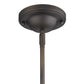 HomeRoots Teardrop Shape Pendant Light in Antique Bronze Finish