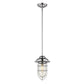 HomeRoots Teardrop Shape Pendant Light in Silver Finish