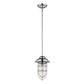 HomeRoots Teardrop Shape Pendant Light in Silver Finish