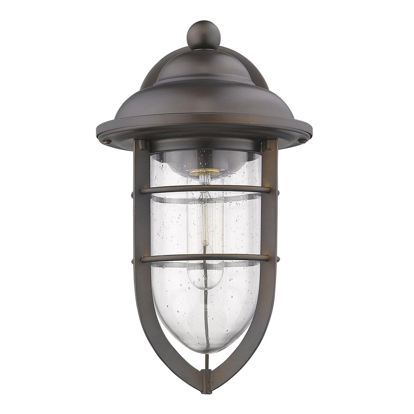 HomeRoots Teardrop Shape Wall Sconce in Antique Bronze Finish