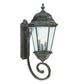 HomeRoots Telfair 3-Light Coral Wall Light in Black Finish