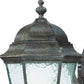 HomeRoots Telfair 3-Light Coral Wall Light in Black Finish