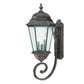 HomeRoots Telfair 3-Light Coral Wall Light in Black Finish
