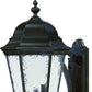 HomeRoots Telfair 3-Light Wall Light With Marbleized Mahogany Finish