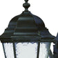 HomeRoots Telfair 3-Light Wall Light With Marbleized Mahogany Finish