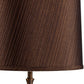 HomeRoots Textured Elephant Table Lamp With Antiqued Bronze Finish