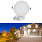 HomeRoots Thin Recedessed Lights With Junction Box in Set of Twelve