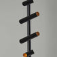 HomeRoots This Way That Way Metal LED Floor Lamp in Black Finish