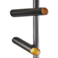 HomeRoots This Way That Way Metal LED Floor Lamp in Black Finish