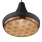 HomeRoots Tholos 1-Light Pendant in Matte Black Finish