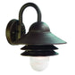 HomeRoots Three Tier Lamp Shade Outdoor Wall Light in Antique Bronze Finish