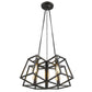 HomeRoots Tiberton 5-Light Chandelier in Oil Rubbed Bronze Finish