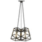 HomeRoots Tiberton 5-Light Chandelier in Oil Rubbed Bronze Finish