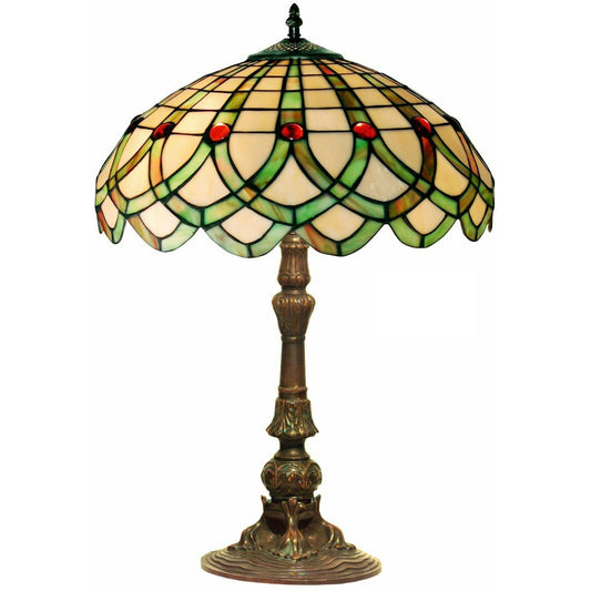 HomeRoots Tiffany-Style Ribbon Table Lamp In Bronze Finish