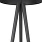 HomeRoots Tourer 1-Light Floor Lamp in Matte Black Finish