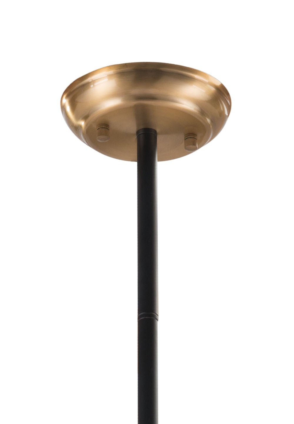 HomeRoots Town Ceiling Lamp With Black and White Finish