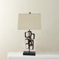 HomeRoots Traditional Table Lamp In Bronze Finish