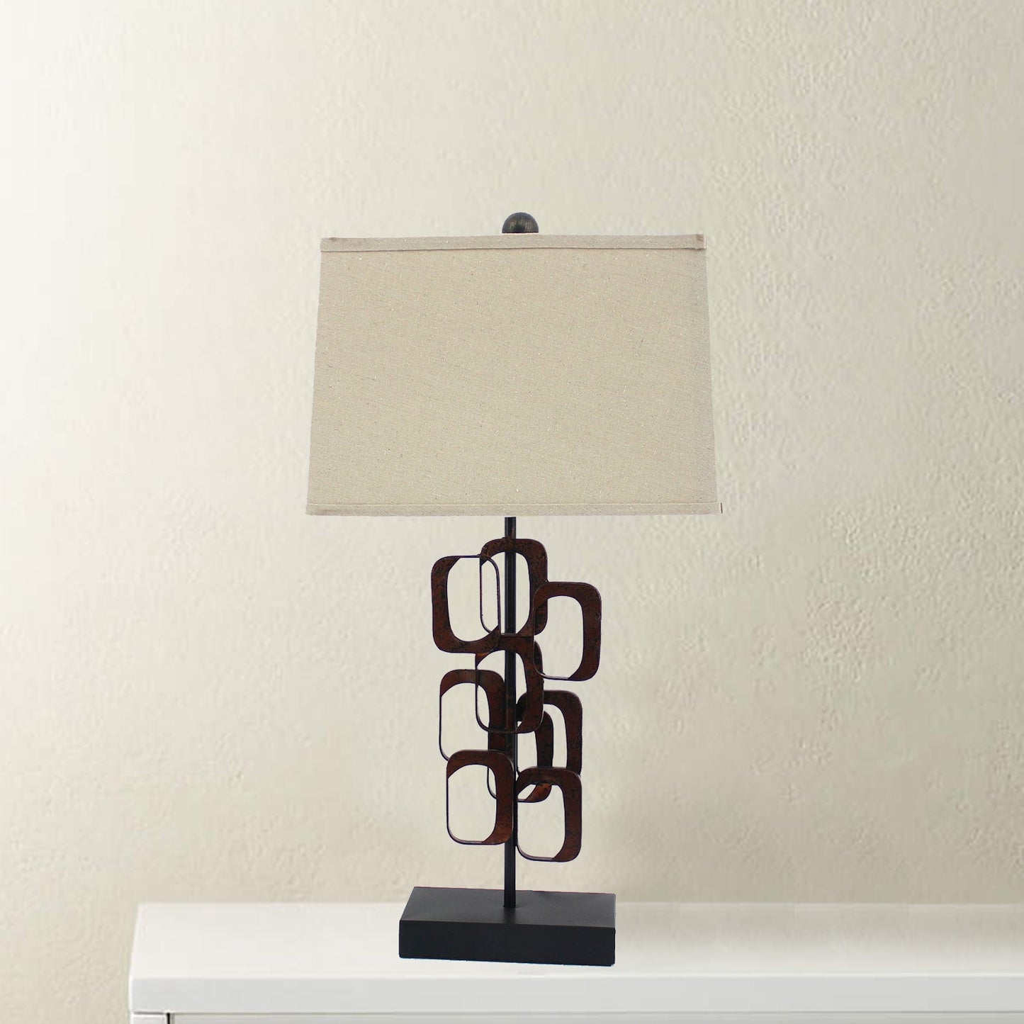 HomeRoots Traditional Table Lamp In Bronze Finish