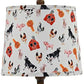 HomeRoots Traditional Table Lamp With Farm Animal Printed Shade in Brown Finish