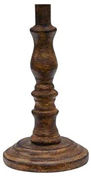 HomeRoots Traditional Table Lamp With Farm Animal Printed Shade in Brown Finish